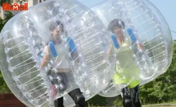 sports blue zorb ball for entertainment